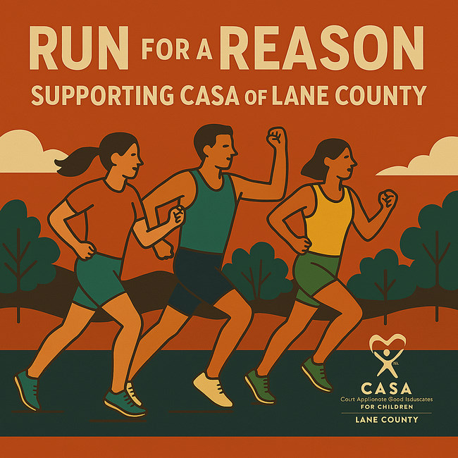 run for a reason support-lane-county-CASA-at-the-eugene-marathon-2025
